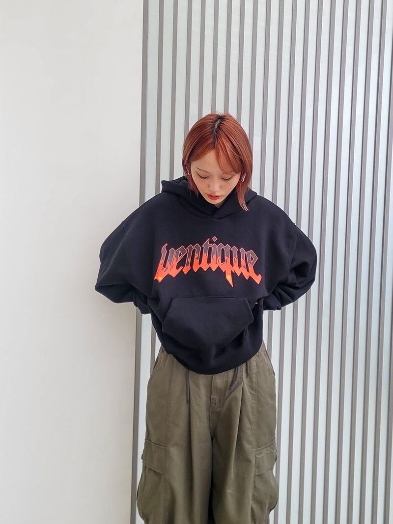 VENTIQUE Crop Hoodie 2color
