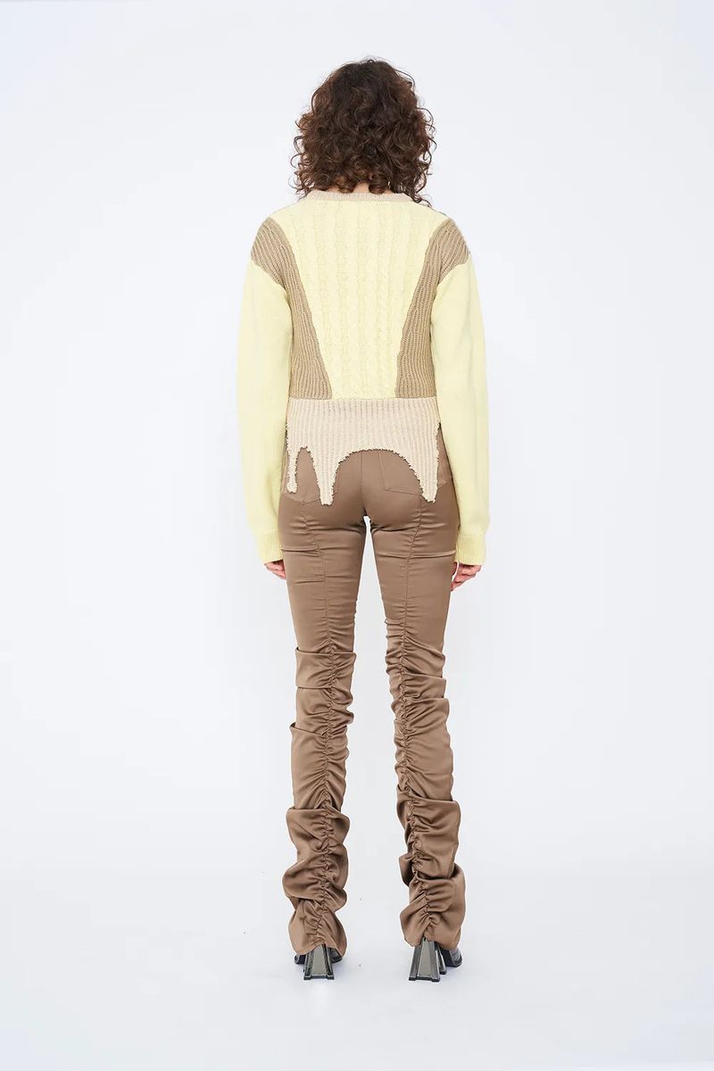 SWITCHING COLOR KNIT