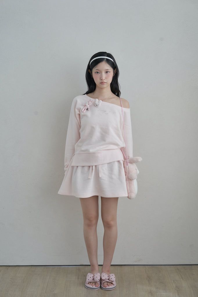 KanaJ（カナジェイ）の「Aラインミニスカート - pink（スカート）」