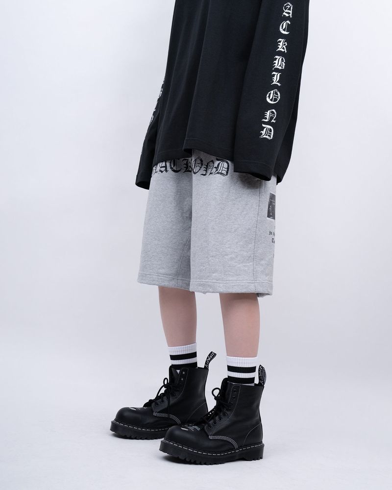BBD Crushed Faith Sweatshorts (Gray)