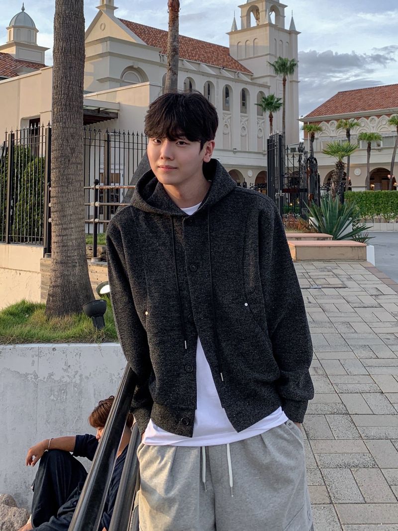 Kiron Hooded knit cardigan