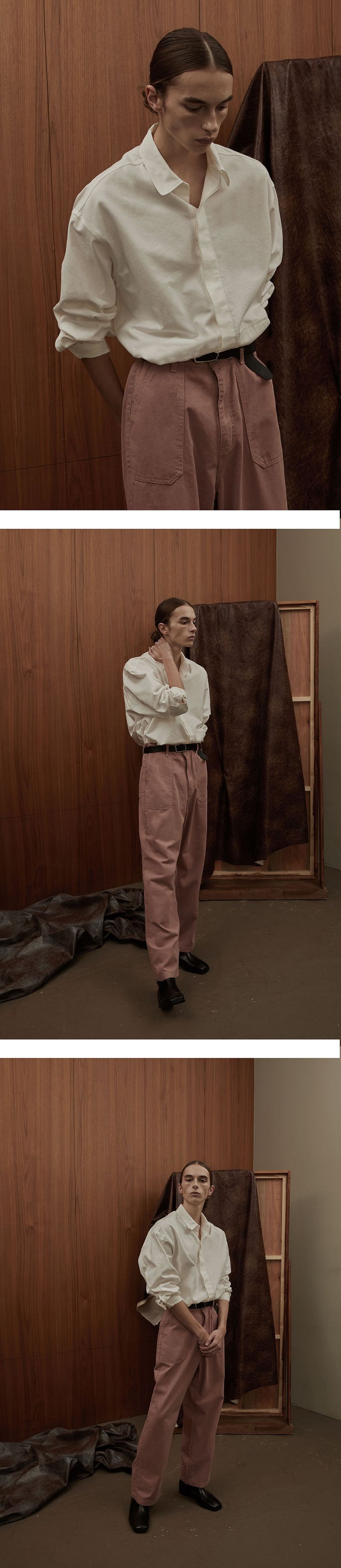 EASY OVERSIZE SHIRTS [WHITE]