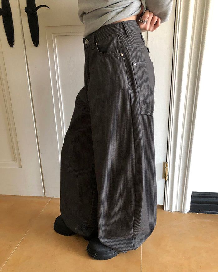 Boren Stripe Bijou Balloon Pants