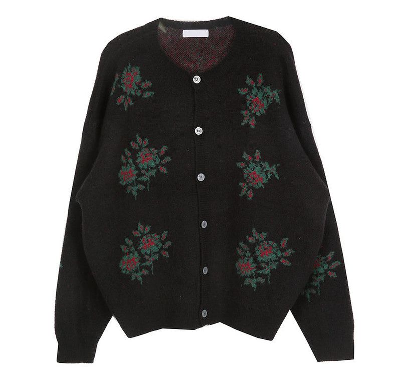 No.0387 flower round KNIT CD