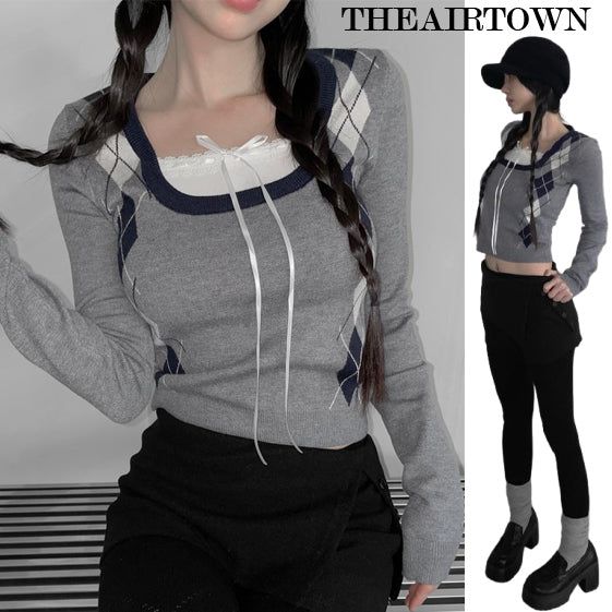 THEAIRTOWN（ザエアータウン）の「venom knit（Tops）」