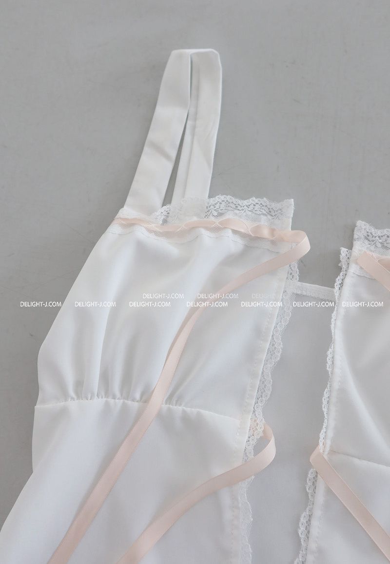 Sugar Ribbon Blouse Bustier