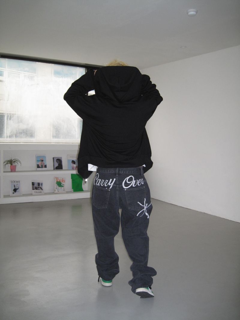 Denim Handle Pants (3c)