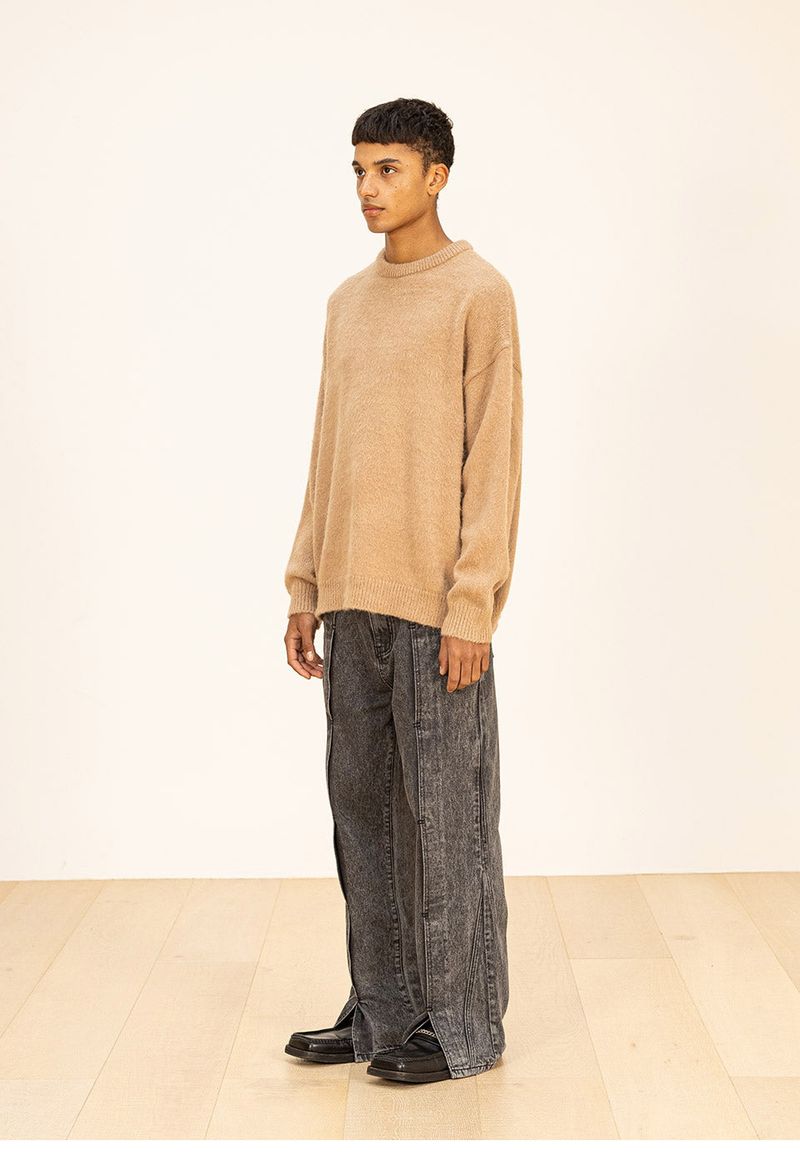 WOOL SOFT MOHAIR OVERSIZED KNIT