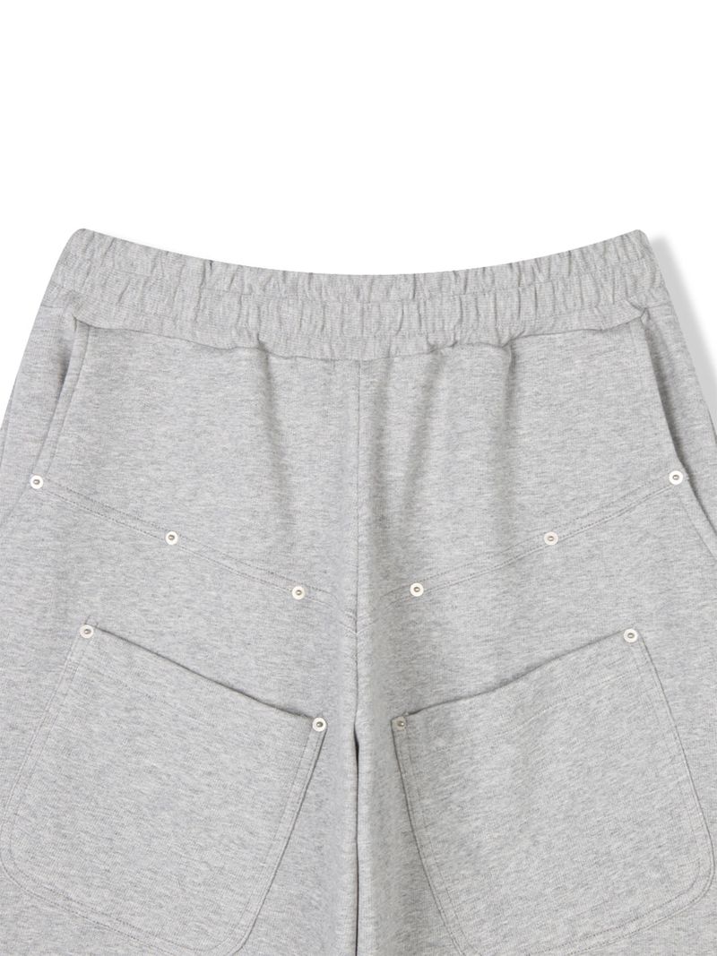 Tens rivet bermuda sweatpants