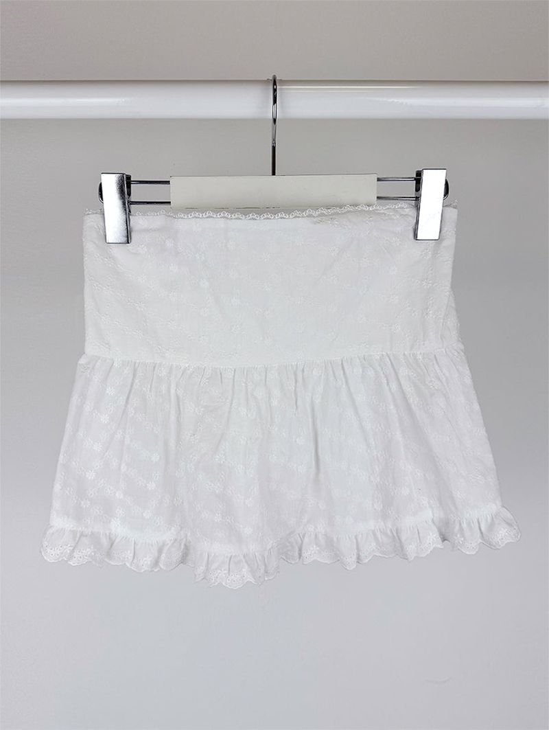 SMOKE PUNCHING BLOUSE TOP