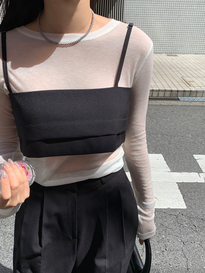 [MADE] VELY TENCEL LAYERED TEE