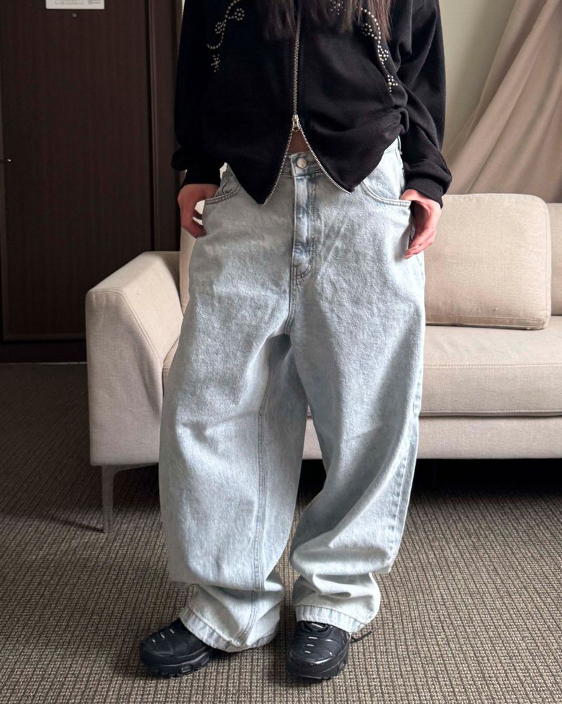 Snow denim jeans