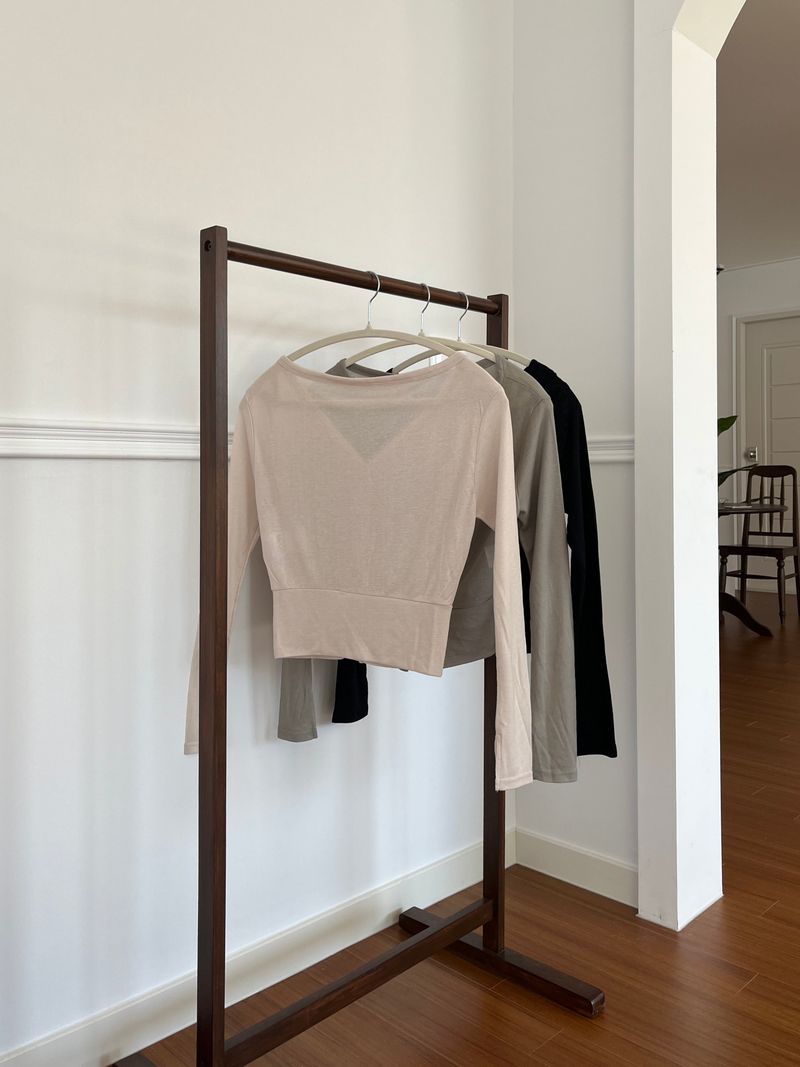 Tencel V-neck cardigan (3 colors)