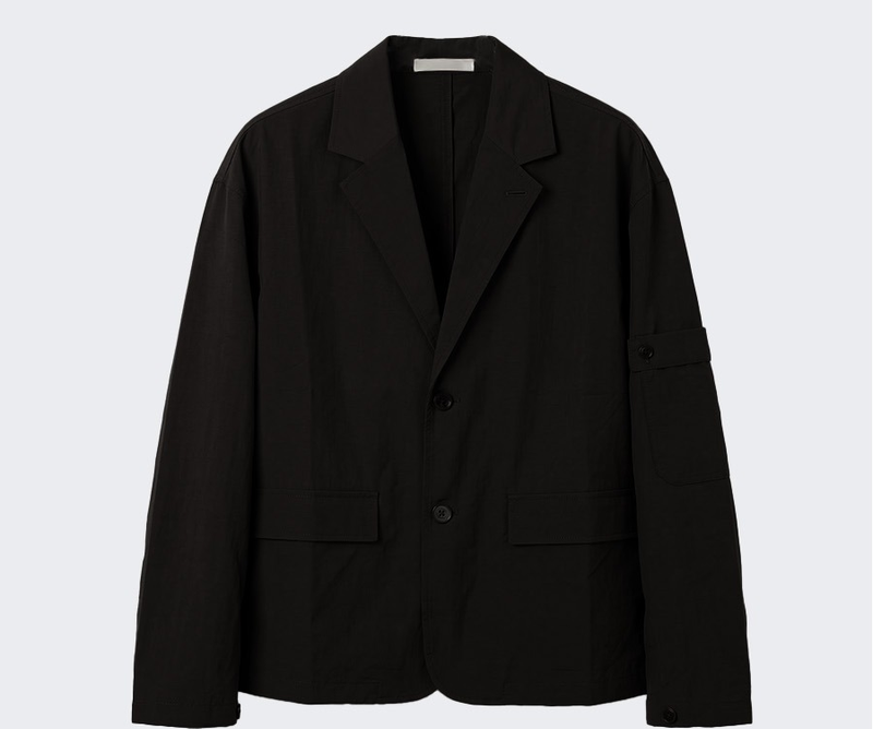 Crop Leisure Utility Jacket Black