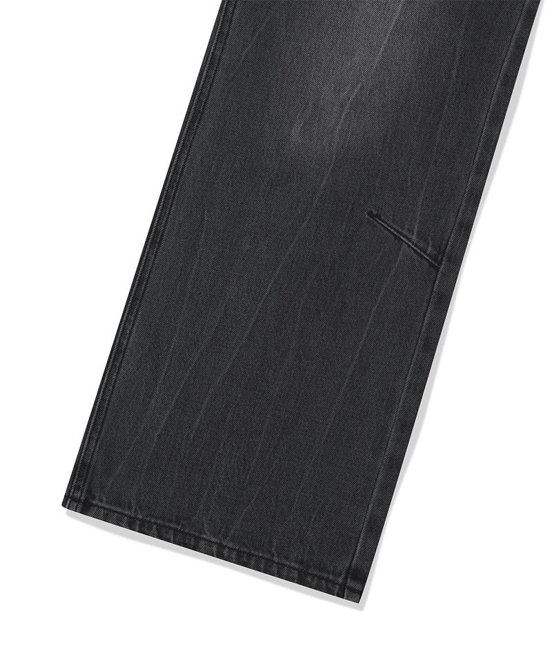 WASHED DART DENIM PANT