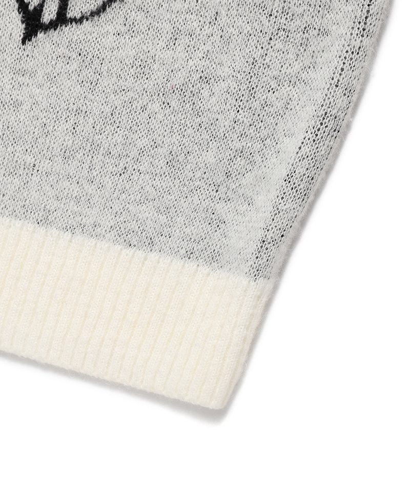 IVY BRUSHED KNIT SWEATER IVORY(CV2EFUK602A)
