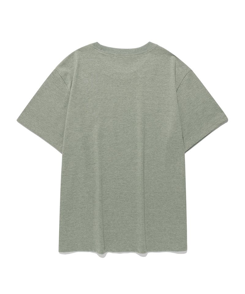 Mini Bam Line Logo Tee Khaki (KIB6MFT506A)