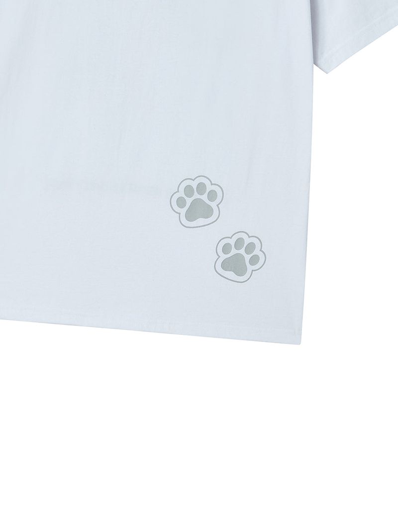 GENIUS PUPPY TEE WHITE