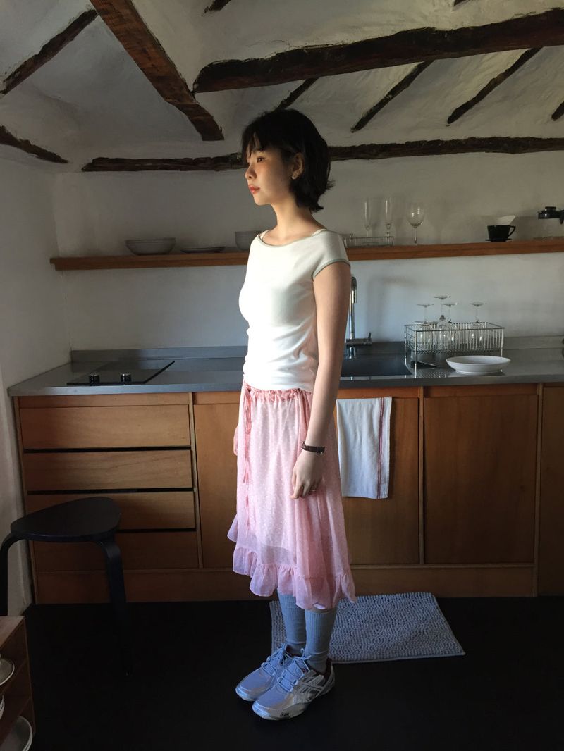 Flow String Midi Skirt (2color)