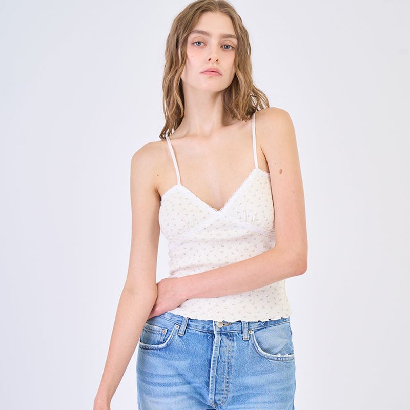 RAVEROUS（レイバロス）の「Flower Lace Sleeveless Ivory（Tops）」