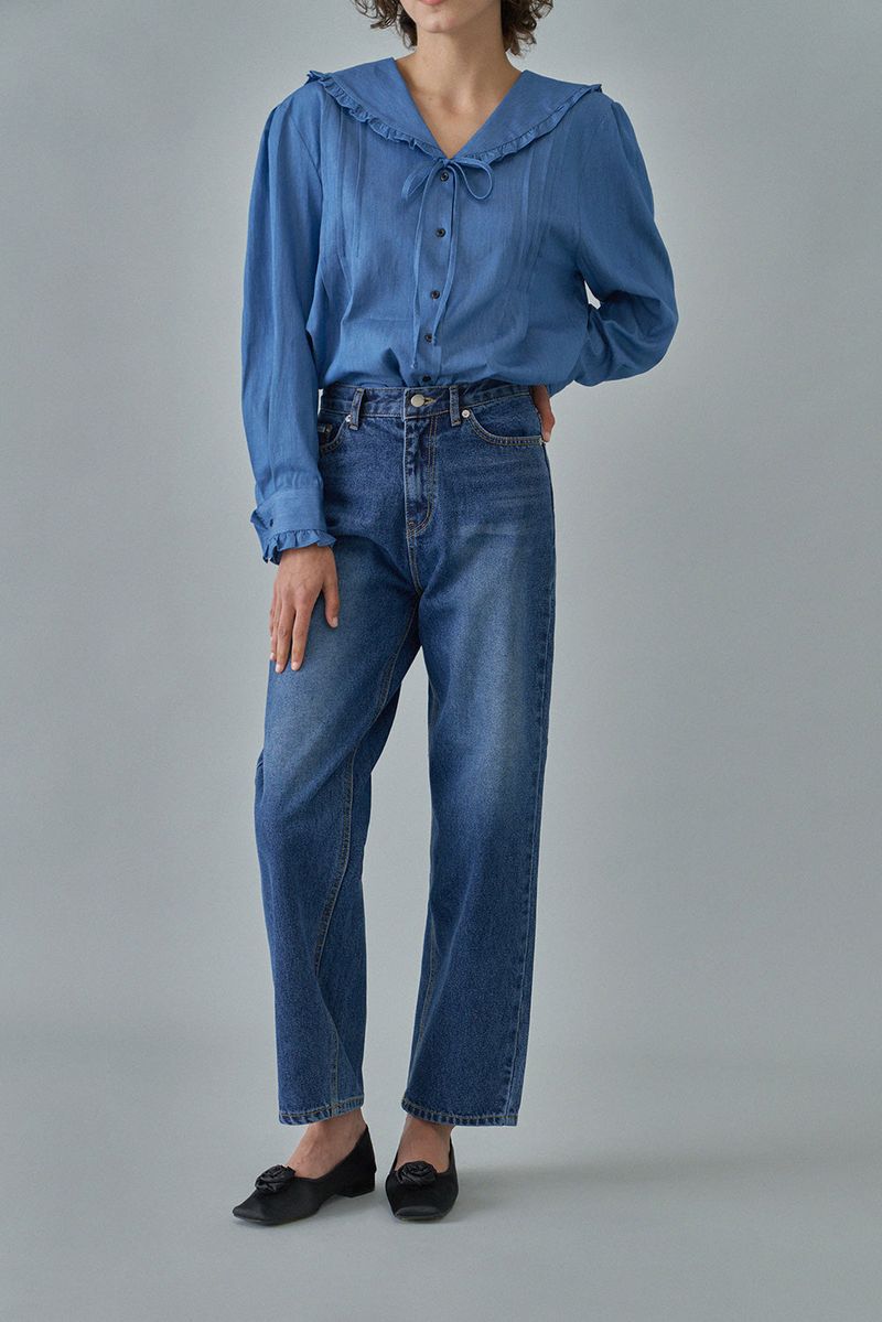 Zoo sailor blouse_denim