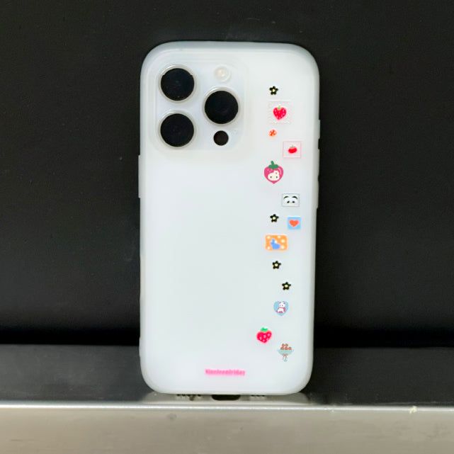 プリクラ Sticker Askiart iPhone Matt Translucent Phone Case