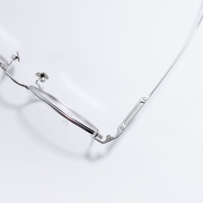 Knouun polygon titanium glasses CODE. 102. E Silver