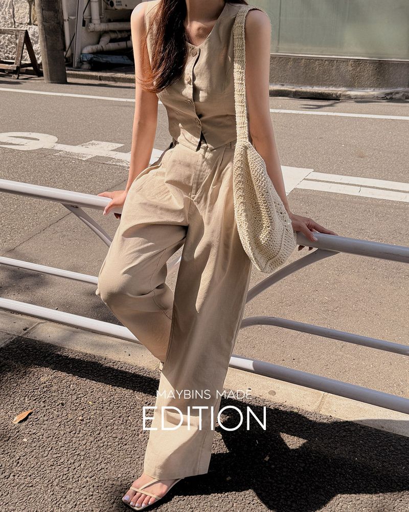 [MADE] Nez Linen wide pants