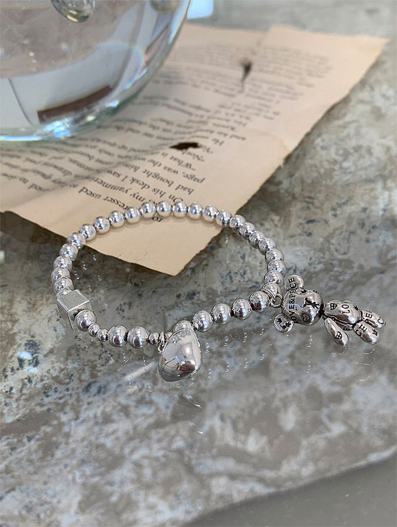 [SILVER925] LOVE TEDDY BRACELET