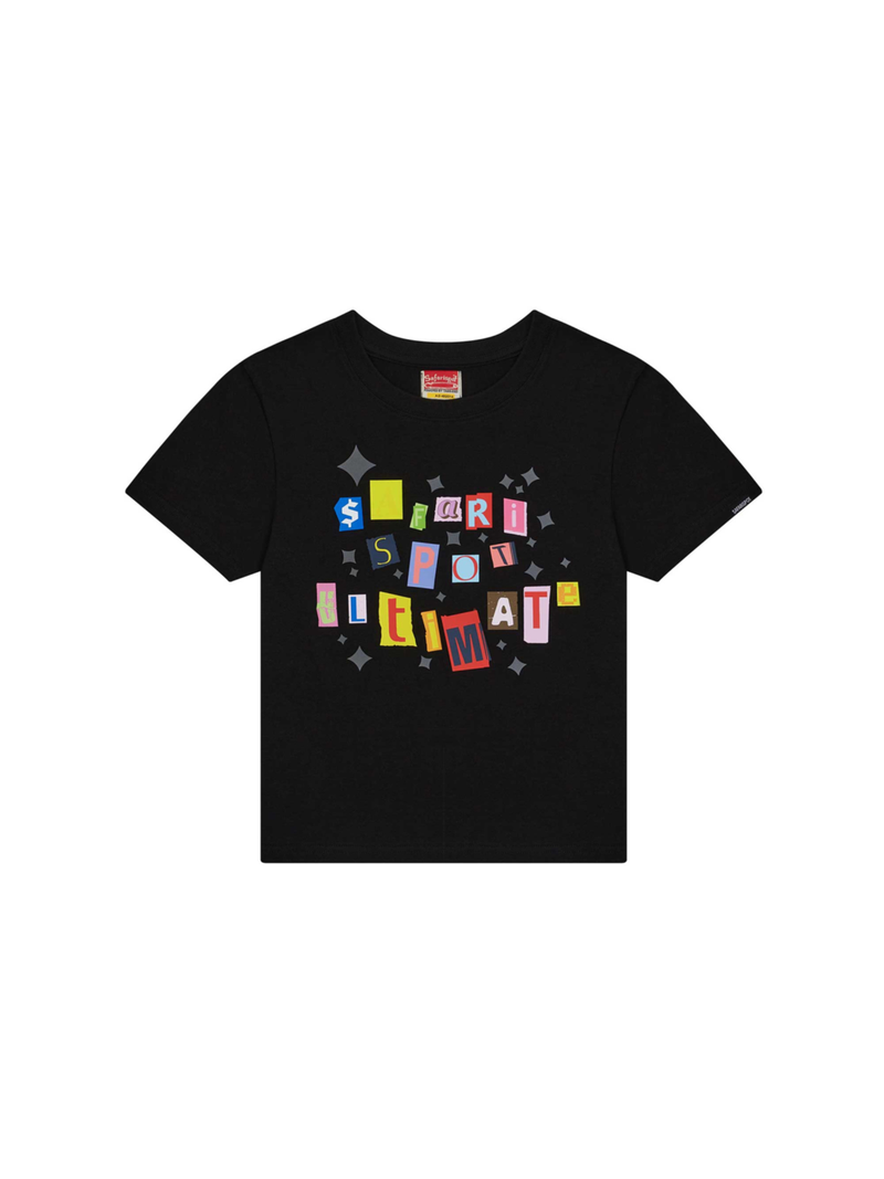 safarispot（サファリスポット）の「1/2 STICKERPACK TEE (BLACK)（Tops）」