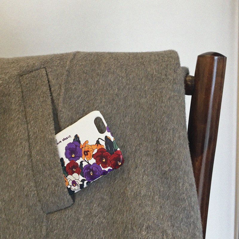 Pansy (Galaxy) Matt Hard Case