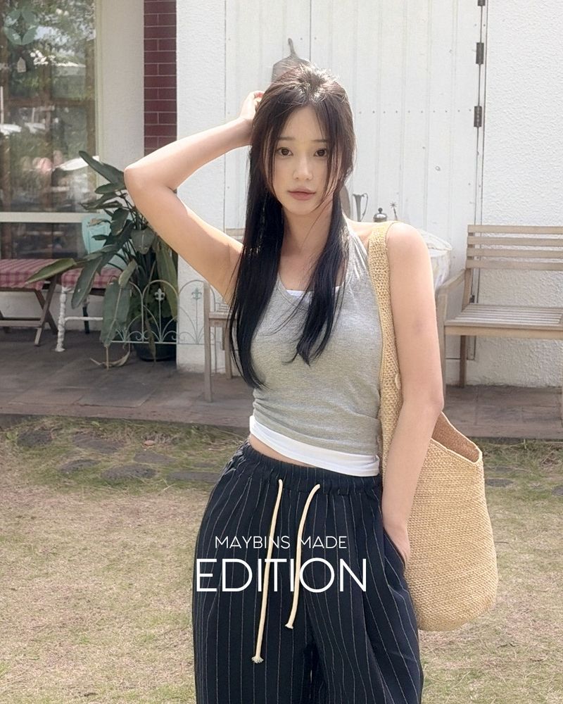[MADE] Malpang halter‑neck sleeveless