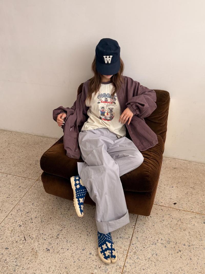 side pocket cotton pants