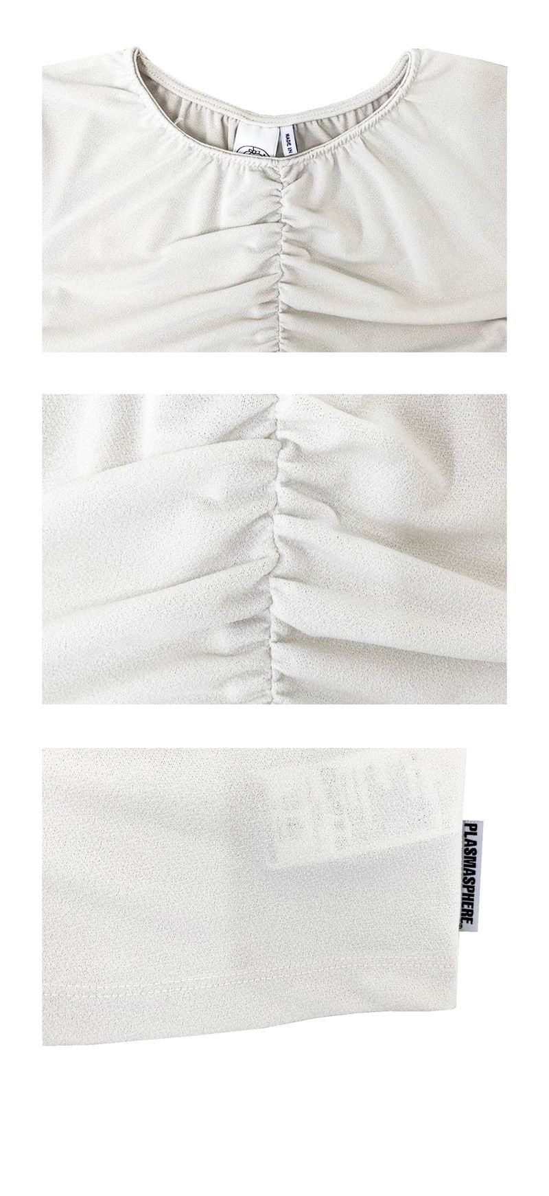GROOVE T-SHIRT IN IVORY