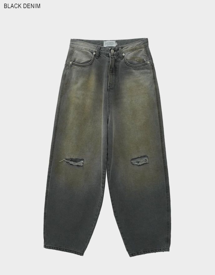 Dirty damage denim pants