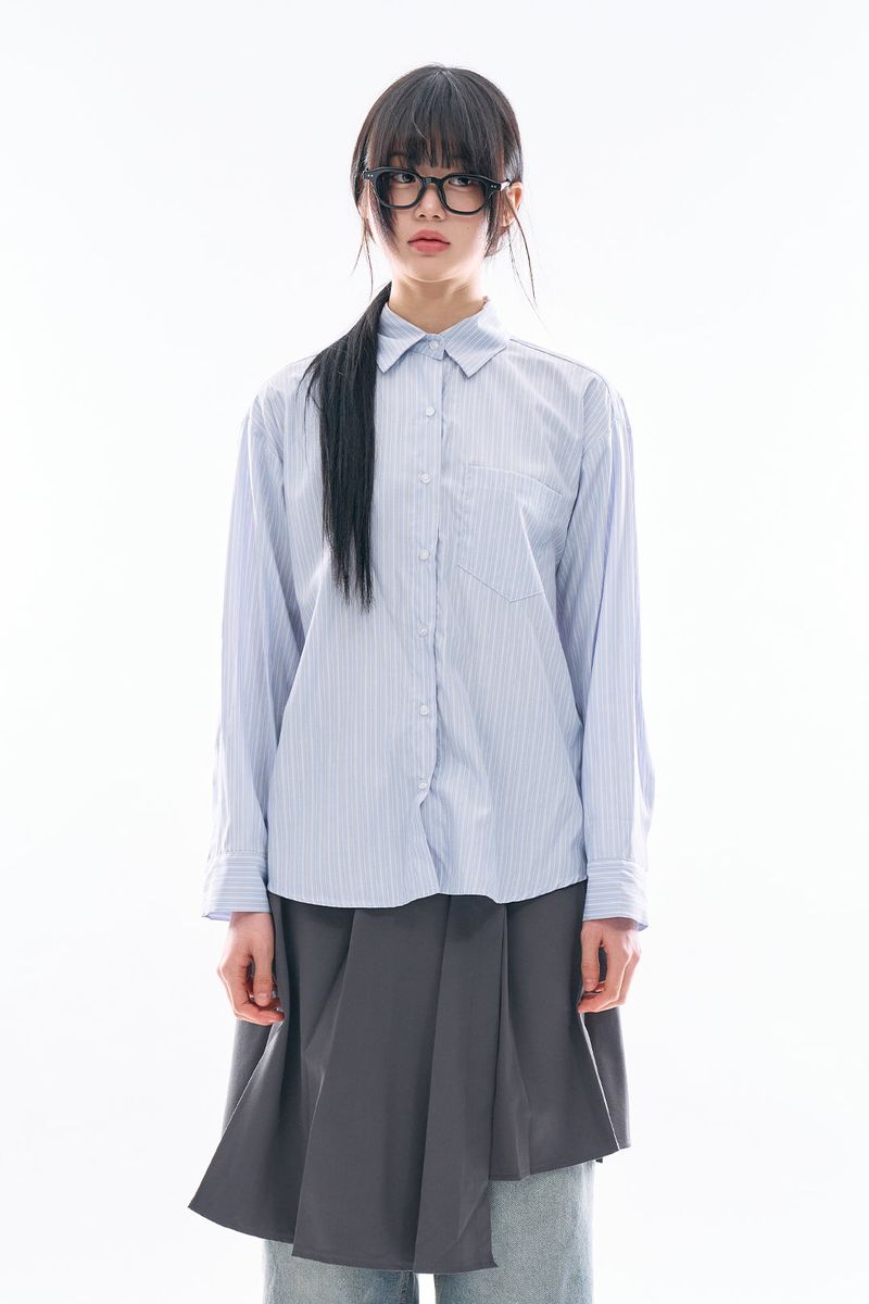 Raucohouse（ラウコハウス）の「Orva stripe shirt（Tops）」