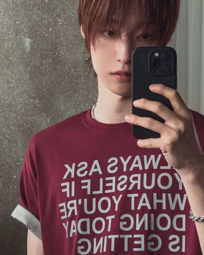ウェルドーン レタリング カラー マッチング ショート スリーブ Tシャツ