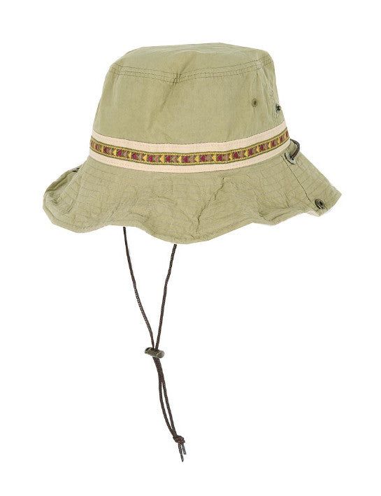 No.9593 triangle safari bucket HAT (5color)