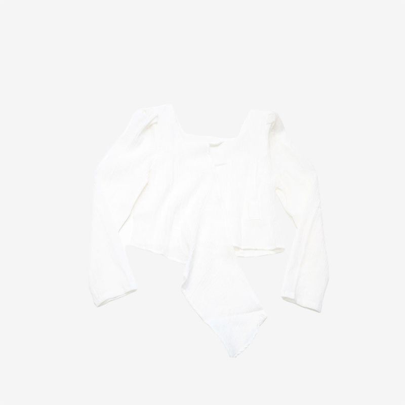 Lumos Twist Puff Blouse