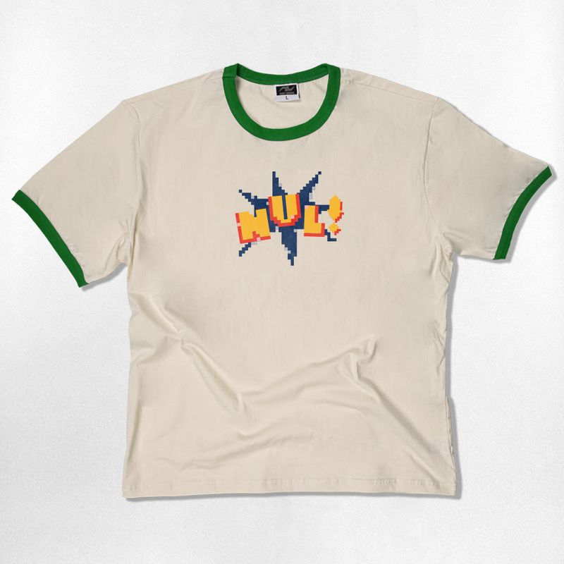 Pixel NUL Ringer T-Shirts - 4COLOR