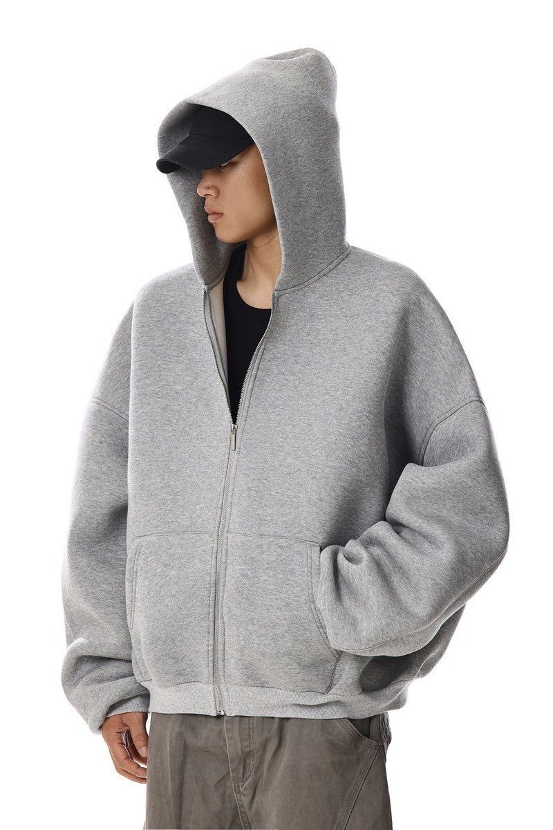 Heavy Zip-Up Hoodie