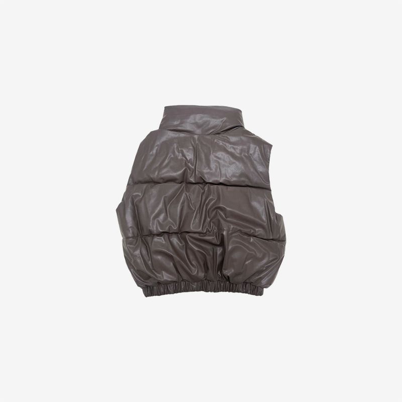 Linian Leather Padded Vest