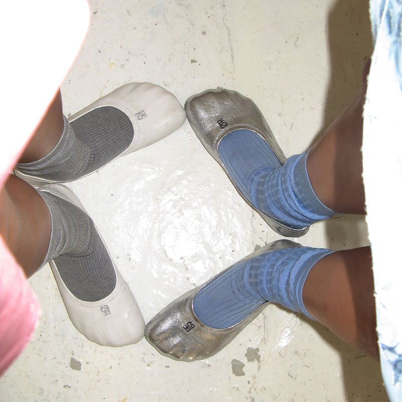 Toe 0029-1. Flat Shoes (Cracked Type) - 2colors