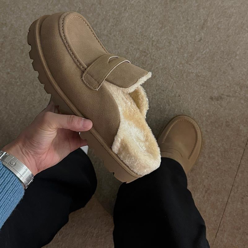 ASCLO Winter Suede Penny Mules