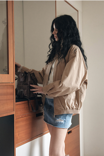 Nostalgia Pooky Backpack Dark Brown