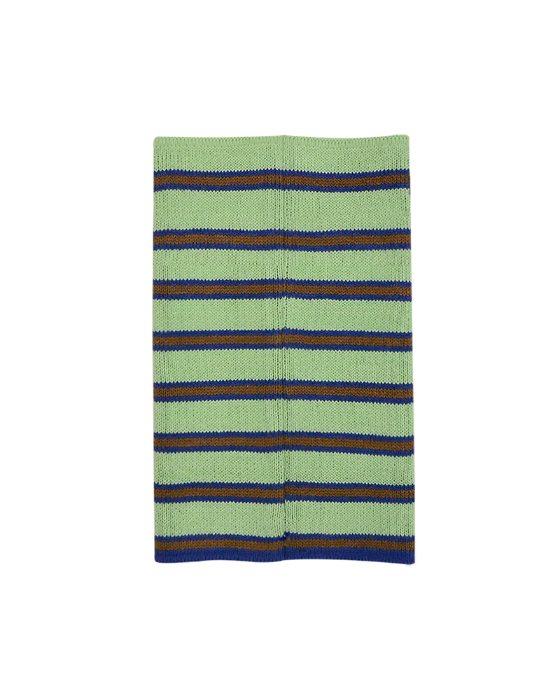 TIE-UP STRIPE BEANIE (MELON)