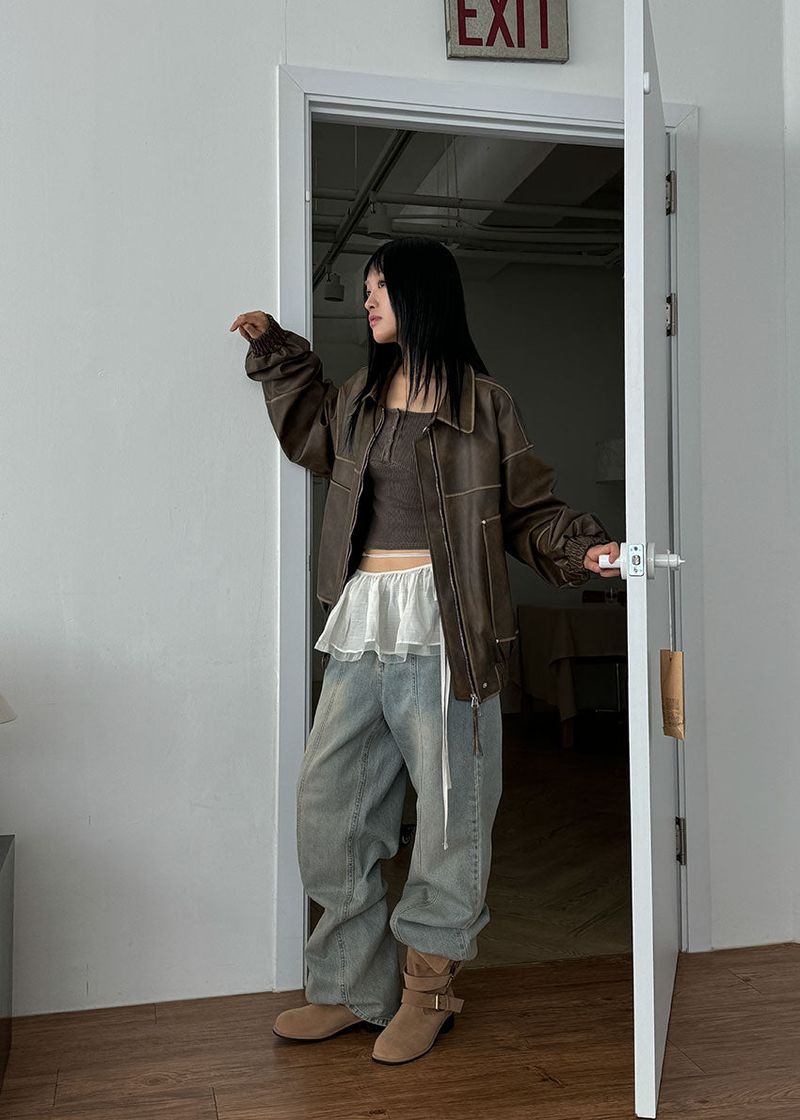 FRILL WRAP SKIRT