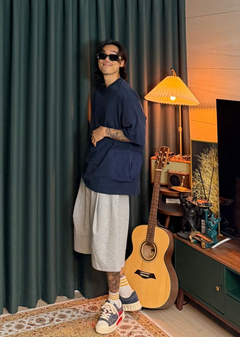 Light One-Tuck Bermuda Shorts 4COLOR