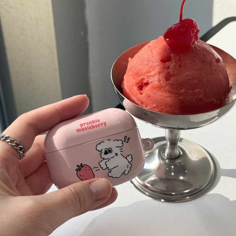 strawberry airpods case
