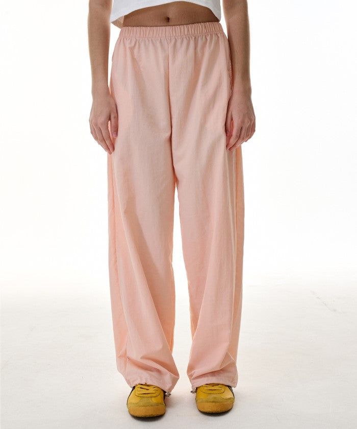 MUCENT SIGNATURE NYLON PANTS (Black, Light khaki, Pink)